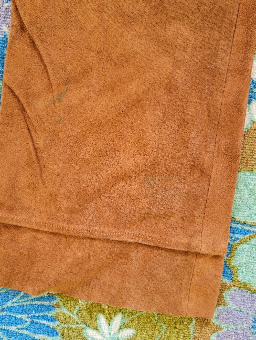 Wilson's Maxima | Brown Suede Leather Pants - Picture 3 of 8